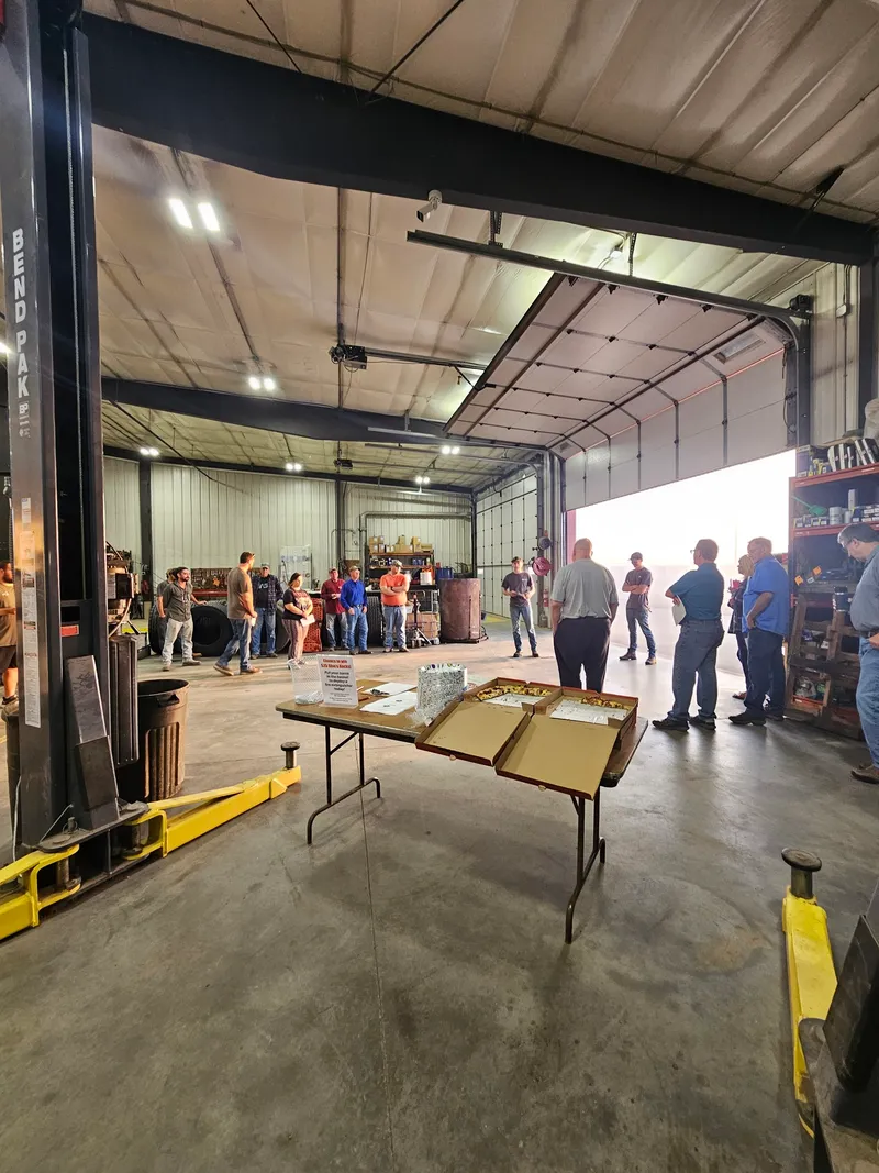 Live fire extinguisher training for industrial employees at Stan's Inc.